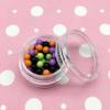 Sanderson Soiree Halloween Faux Nonpareil Sprinkles, 4mm Non-Edible Resin Caviar Beads for Crafts, Resin Art, Slime, and Decoden Decorations (Container) view 2