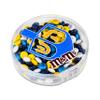 M&M'S Milk Chocolate Round Hanukkah Gift Box - Blue, Yellow & White M&M'S Chocolate Candies with Hanukkah Themed Images view 2