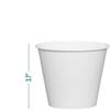 12 oz White Paper Hot Cups Disposable Coffee Cups Hot Drink Paper Cups for Latte Cappuccino Tea Chocolate (1000) view 4