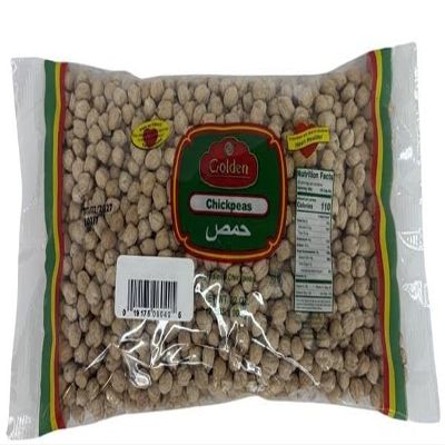 Golden Chickpeas 2 lbs (32 oz) | Premium Dry Kabuli Chana | All-Natural Legume for Hummus, Curries, Soups & Salads | Plant-Based Pantry Staple