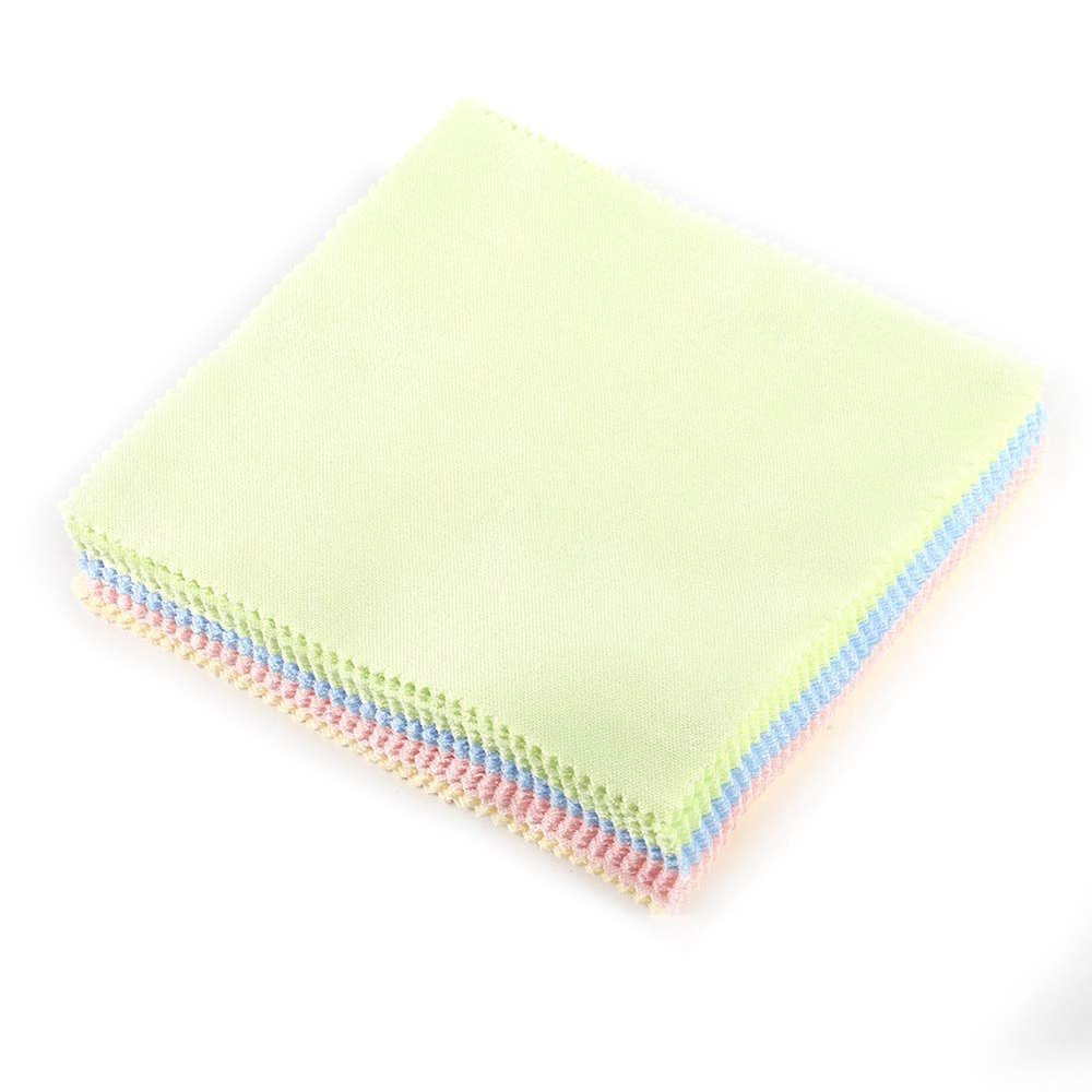ZJchao Microfiber Cleaning Cloth, Lens Cleaning Wipes 70 Pieces Square Microfiber Cloths Phone LCD Screen Camera Lens Glasses Hot Cleaning Dust Cleaner
