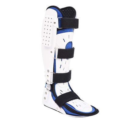 Adjustable Knee Brace Support Adjustable Hinged Knee Brace Support,Knee Fixed Brace Fracture Rehabilitation Cover Ankle Protector Calf Fracture Support Sprain Bracket L)(With Guard Plate (Left)-L)