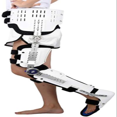 DJVHSRI Hinged Knee Support Brace Hinged Knee Brace,Adjustable Hinged Hip Joint Abduction Orthosis,Hip Walking Fixed with Walking Boots Brace Knee Surgery Ligament Support,for Su(Left)
