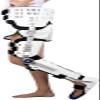 DJVHSRI Hinged Knee Support Brace Hinged Knee Brace,Adjustable Hinged Hip Joint Abduction Orthosis,Hip Walking Fixed with Walking Boots Brace Knee Surgery Ligament Support,for Su(Left) view 1