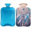 YPPAHHHH 2L Hot Water Bottle with Soft Cover Fantsy Dreamcatcher Art Reusable Hot & Cold Therapy Bag for Pain Relief Menstrual Cramps, Feet Warmth Winter Gift view 1