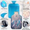 YPPAHHHH 2L Hot Water Bottle with Soft Cover Fantsy Dreamcatcher Art Reusable Hot & Cold Therapy Bag for Pain Relief Menstrual Cramps, Feet Warmth Winter Gift view 3