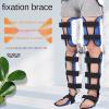 DJVHSRI Adjustable Knee Brace Support Hinged ROM Knee Brace Adjustable Knee Immobilizer Support for Arthritis,Acl,Pcl,Meniscus Tear,Tendon,Osteoarthritis,Post Op Recovery,One Siz view 2