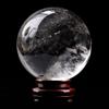 UNYQBFKM Natural Clear Quartz Crystal Ball, White Crystal Sphere Healing Crystal Ball Gemstones Sphere Balls for Feng Shui, Office Desk, Home Decor Reiki Healing and Wealth Manifestation,11cm view 1