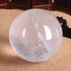 UNYQBFKM Natural Clear Quartz Crystal Ball, White Crystal Sphere Healing Crystal Ball Gemstones Sphere Balls for Feng Shui, Office Desk, Home Decor Reiki Healing and Wealth Manifestation,11cm view 2