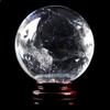 UNYQBFKM Natural Clear Quartz Crystal Ball, White Crystal Sphere Healing Crystal Ball Gemstones Sphere Balls for Feng Shui, Office Desk, Home Decor Reiki Healing and Wealth Manifestation,11cm view 3