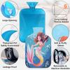 YPPAHHHH 2L Hot Water Bottle with Soft Cover Cartoon Mermaid Sea Fish Reusable Hot & Cold Therapy Bag for Pain Relief Menstrual Cramps, Feet Warmth Winter Gift view 3