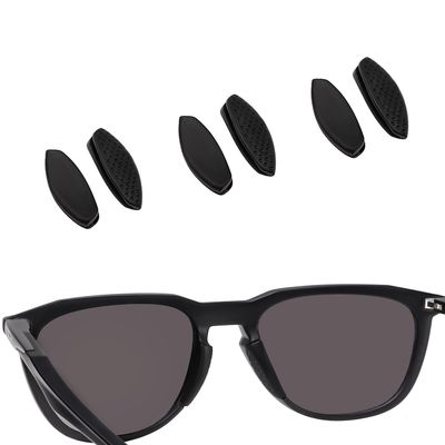 3 Pairs Replacement Nose Piece Nose Pads for Oakley Thurso OO9286 OO9286A Sunglasses Frame, Black Standard Size