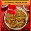 Instant kelp shreds, super spicy crispy seaweed, Hunan red oil flavor pickles, delicious pickled vegetables 12g/pack, Chinese latiao hot stick snacks, ready to eat kimchi, casual snacks (20 packs) view 4