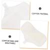 VALICLUD 4pcs Washable Reusable Menstrual Pads for Women Breathable Cotton Sanitary Pads with Lace Smooth Absorbent Feminine Hygiene for Period Leak Protection view 4