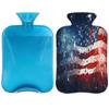 YPPAHHHH 2L Hot Water Bottle with Soft Cover USA Flag Firework Independense Day Reusable Hot & Cold Therapy Bag for Pain Relief Menstrual Cramps, Feet Warmth Winter Gift view 1