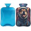 YPPAHHHH 2L Hot Water Bottle with Soft Cover Space Universe Dog AstronautReusable Hot & Cold Therapy Bag for Pain Relief Menstrual Cramps, Feet Warmth Winter Gift view 1