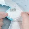UEBDHSOJ 25 Pcs Disposable Toilet Seat Covers, Individually Wrapped, Large Waterproof Portable for Travel, Public Restroom, Hotel, Airplane,150pcs view 3