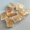 100g 3-5cm Orange Clear Spar Stone White Calcite Rough Gift Gemstone Stone view 4