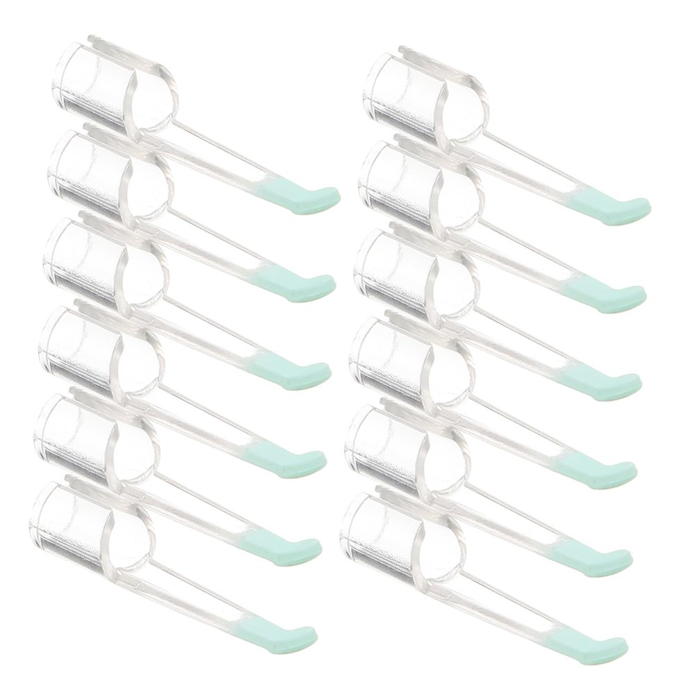 Anneome 12pcs Silicone Earwax Cleaning Tool Replacement Tips Soft Skin-Friendly Ear Spoon Accessories for Teens Adults Safe Reusable Wet Dry Wax Removal Portable Travel-Friendly Design