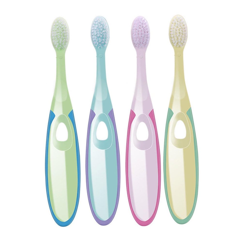DEARMAMY 4pcs Soft Bristles Toothbrush for Ages Portable Lightweight Teeth Cleaning Brush for Boys and Safe Dental Care Tool
