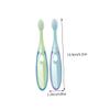 DEARMAMY 4pcs Soft Bristles Toothbrush for Ages Portable Lightweight Teeth Cleaning Brush for Boys and Safe Dental Care Tool view 2