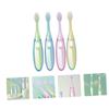 DEARMAMY 4pcs Soft Bristles Toothbrush for Ages Portable Lightweight Teeth Cleaning Brush for Boys and Safe Dental Care Tool view 3
