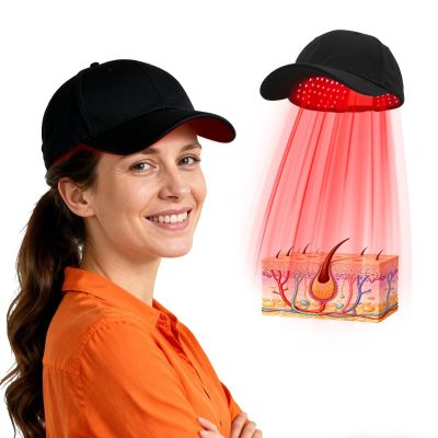 2026 Upgrade Wireless Laser Cap for Hair Regrowth,Rechargeable Red Light Therapy for Hair Growth