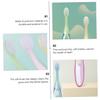Abaodam 4pcs Toothbrush Soft Bristles Lightweight Dental Care Tool for Ages Training Manual Toothbrush view 3