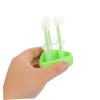 NOLITOY Silicone Toothbrush for Newborns Soft Finger Toothbrush Tongue Coating Cleaner Gum Brush for Gentle Oral Care Ergonomic Design with Transparent Stand for Easy Storage view 4