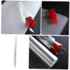 DEARMAMY Transparent Cellophane Wrap Roll Clear Flower Wrapping for Bouquets and Basket Packaging Moisture-resistant Craft Supply for and Party Presentation view 4