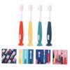 Abaodam 4pcs Toothbrushes Soft Bristles Ergonomic Small Head Manual Toothbrushes for Ages Comfortable Grip Oral Care for Boys view 4
