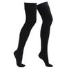 VALICLUD Over Knee Compression Socks Women Wear-resistant Breathable Thigh High Stockings Closed Toe Support for Circulation Leg Fatigue and Varicose Veins Black Xl view 1