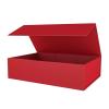 Gift Box With Lid For Present, Magnetic Closure Rectangle Collapsible, Groomsman Proposal, Wedding(Red,1pcs) view 1