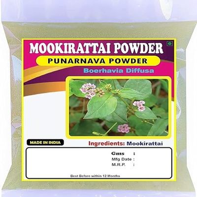 VS Mookirattai Powder 100g | Punarnava Powde'r | Boerhavia diffusa | Saranai Keerai Powde'r