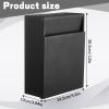 Kritkin Sanitary Napkin Disposal Receptacle Wall Mounted, Commercial Restroom Feminine Hygiene Waste Bin with 100 Black Liner Bags, Metal Tampon Disposal Container for Office, Clinic, Hotel Bathroom view 2