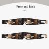 Cowboy Black Hat Western Boots Sleep Eye Mask Ultra Soft Comfortable Sleeping Masks Blockout Adjustable Eye and Ear Cover for Women Men Deep Rest Travel Work Home view 2