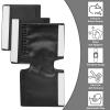 3 Packs Satin CPAP Strap Covers, CPAP Strap Cushions, Comfort CPAP Face Mask Cushion Pads CPAP Mask Covers to fit Dreamwear Universal Silky CPAP Headgear Pads for Reducing Red Marks(Black) view 3