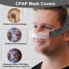 3 Packs Satin CPAP Strap Covers, CPAP Strap Cushions, Comfort CPAP Face Mask Cushion Pads CPAP Mask Covers to fit Dreamwear Universal Silky CPAP Headgear Pads for Reducing Red Marks(Black) view 4