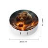 Bear Bowling Contact Lens Case Portable Travel Box Holder with Mirror view 2