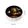 Christian Lion Sheep Dove Contact Lens Case Portable Travel Box Holder with Mirror view 2
