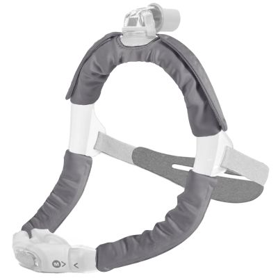 3 Packs Satin CPAP Strap Covers, CPAP Strap Cushions, Comfort CPAP Face Mask Cushion Pads CPAP Mask Covers to fit Dreamwear Universal Silky CPAP Headgear Pads for Reducing Red Marks(Gray)