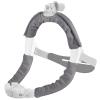 3 Packs Satin CPAP Strap Covers, CPAP Strap Cushions, Comfort CPAP Face Mask Cushion Pads CPAP Mask Covers to fit Dreamwear Universal Silky CPAP Headgear Pads for Reducing Red Marks(Gray) view 1