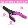 Grabber Reacher Tool for Seniors, 36" Foldable Reacher Grabbers Pickup Stick with Anti-Slip 360 Rotating Jaw, with Magnet for Disabled, After Surgery Recovery (Pink, 36Inch 1 Pack) view 2
