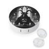 Baphomet Satan Goat Contact Lens Case Portable Travel Box Holder with Mirror view 1