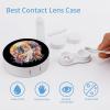 Angelsflowers Contact Lens Case Portable Travel Box Holder with Mirror view 3