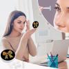 Autism Awareness Bow Contact Lens Case Portable Travel Box Holder with Mirror view 4