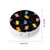 Colorful Rat Contact Lens Case Portable Travel Box Holder with Mirror view 2