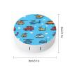 Fire Truck Helicopter Contact Lens Case Portable Travel Box Holder with Mirror view 2