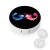 Axolotl Contact Lens Case Portable Travel Box Holder with Mirror view 1
