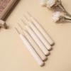 SALERUAQI Bamboo Handle Interdental Brushes Toothpick Dental Flossing Head Toothpick Cleaning Tool for Sensitive Teeth Post-Dental Care 10pcs view 3